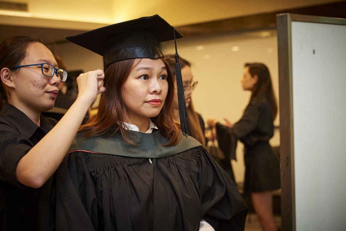 LSBF Singapore Campus Holds Sixth Graduation Ceremony